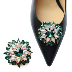 New Glass Rhinestones Shoe Clips Decoration Accessories Metal Accessories For Shoes Shoe Ornament Buckle