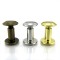Solid Brass Flat Head Chicago Screw Rivets For Leather Craft