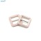 Factory Price 17mm Buckled Shell Shoelace Decorations Small Size Fabric Covered Buckle Blank Shoes Metal Belt Buckle