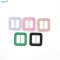 Factory Price 17mm Buckled Shell Shoelace Decorations Small Size Fabric Covered Buckle Blank Shoes Metal Belt Buckle