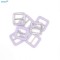Factory Price 17mm Buckled Shell Shoelace Decorations Small Size Fabric Covered Buckle Blank Shoes Metal Belt Buckle