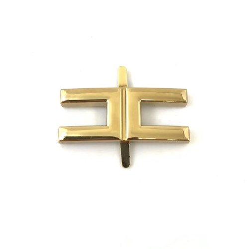 Metal Shoe Buckle Hardware Footwear Accessories Gold Customized Color Premium Zinc Alloy Shoe Clip