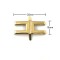 Metal Shoe Buckle Hardware Footwear Accessories Gold Customized Color Premium Zinc Alloy Shoe Clip