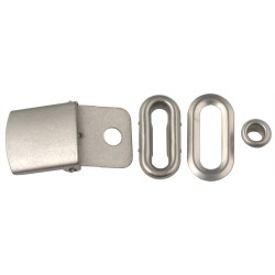 Cap Buckle Back Strap Belt Adjuster Tape Hat Buckle Logo Metal Wholesale Customized Brass Square Used Shoes