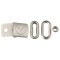 Cap Buckle Back Strap Belt Adjuster Tape Hat Buckle Logo Metal Wholesale Customized Brass Square Used Shoes