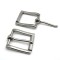 Stainless Steel Roller Belt Buckle Single Pin Tongue Prong Diy Leather Craft Bag Strap Jeans Webbing Dog Collar