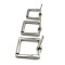 Stainless Steel Roller Belt Buckle Single Pin Tongue Prong Diy Leather Craft Bag Strap Jeans Webbing Dog Collar