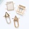 2025 Fashion Alloy D Ring Rhinestones Belt Bag Shoe Buckle Luxury Bag Shoe Decorative Accessories