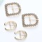2025 Fashion Alloy D Ring Rhinestones Belt Bag Shoe Buckle Luxury Bag Shoe Decorative Accessories