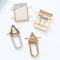2025 Fashion Alloy D Ring Rhinestones Belt Bag Shoe Buckle Luxury Bag Shoe Decorative Accessories