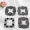 Shoes Jewelry Decoration Crystal Shoe Buckle Elegant Rhinestone Crystal Metal Shoe Clips For Wedding Party