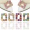 Shoes Jewelry Decoration Crystal Shoe Buckle Elegant Rhinestone Crystal Metal Shoe Clips For Wedding Party