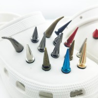 Decoration Shoe Accessories For Rivet Spike Style Colorful Metal Oem Odm Gothic Punk Retro Shoe Parts