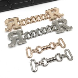 Factory Custom Metal Fashion Shoe Buckles Accessories Women's Shoe Buckles Die Casting Shoes Buckle