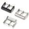 Solid Metal Watch Buckle 18mm 20mm 22mm Polished Matte Button Band Stainless Steel Clasp Accessories Watchband Strap Buckles