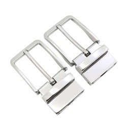 Bar Buckle Belt Buckle Silver Rotating Alloy Buckle Manufacturers Wholesale