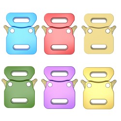 High Quality 13mm Metal Buckles For Leather Bracelets 20mm Ornament & Bag Accessories Buckle Adjustable Metal Buckle For Cap