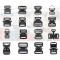 High Quality 13mm Metal Buckles For Leather Bracelets 20mm Ornament & Bag Accessories Buckle Adjustable Metal Buckle For Cap