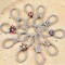 Fashion Bling Clothing Accessories Bling Diamond Shoe Buckle Flower Shoe Clip Rhinestone Bow Shoe Decoration