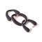 China Shoe Buckles Trade Chain Accessories Zinc Alloy Shoes Buckle Fashionable Metal Shoe Chain Accessories Buckles F