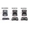 Colored Buckle With Costom Engraved Logo Metal Buckle For Shoes Bag Accessories Adjustable 25mm Strap Buckle