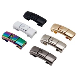 Olian New Upgraded Press Lock Metal Buckle Elastic Sports Shoelaces Metal No Tie Shoe Buckle For Sneaker Shoe Laces