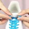 Olian New Upgraded Press Lock Metal Buckle Elastic Sports Shoelaces Metal No Tie Shoe Buckle For Sneaker Shoe Laces