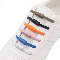Elastic Semicircle Shoelace Aluminum Colored Buckle No Tie Accessories Lazy Shoe Lace Buckle Shoestring Capsule Buckle Set
