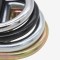 Factory High Quality 46mm Metal Adjustable Double Bar Slotted Hard Steel Large D Ring Buckle For Seat Belt Accessories