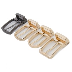 Hot Sales Gold Reversible Buckle Luxury Designed Custom Wholesale Alloy Pin Buckles