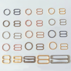 Metal Underwear Adjustment Buckle Strap Hook,Bra Buckle Bikini Swimwear Buckle