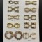 Wholesale Shoe Buckles Metal Ring Shoes Accessories Removable Shoe Decoration Charms Customization