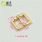 Factory Wholesale Custom Logo Fashion Western Belt Buckles Retro Metal Pin Buckle Belt For Bags Women Men
