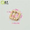 Factory Wholesale Custom Logo Fashion Western Belt Buckles Retro Metal Pin Buckle Belt For Bags Women Men
