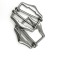 Metal Zinc Alloy Pins Shoe Buckles Metal Ladder Buckles For Shoes Metal Buckle For Bags