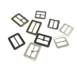 Rectangle Metal Zinc Alloy Pins Over Cost Jacket Buckles Metal Buckles For Clothing