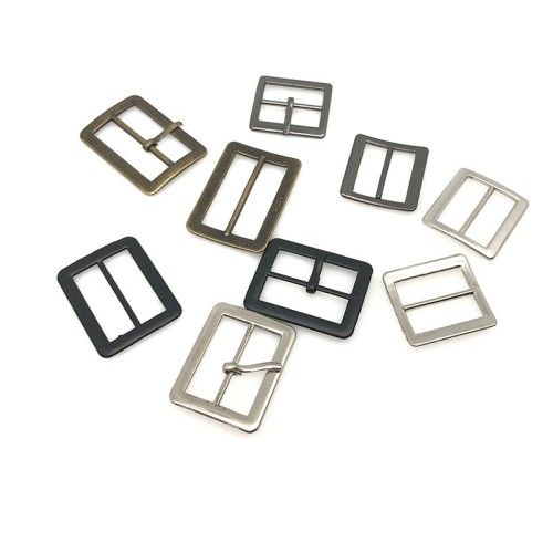 Rectangle Metal Zinc Alloy Pins Over Cost Jacket Buckles Metal Buckles For Clothing