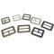 Rectangle Metal Zinc Alloy Pins Over Cost Jacket Buckles Metal Buckles For Clothing