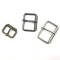 Square Single Prong Bag Strap Bevel Belt Buckle Metal Roller Adjustable Buckle