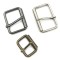 Square Single Prong Bag Strap Bevel Belt Buckle Metal Roller Adjustable Buckle