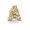 Luxury Bling Shoe Charm Decorations Shoe Jewelry Charm Cheap Price Metal Shoe Charms