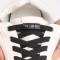 New Press Shoe Buckle Shoelaces Without Elastic Laces Sneaker 8mm Widened Flat No Tie Shoe Laces Kids Adult Shoelace For Shoes