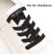 New Press Shoe Buckle Shoelaces Without Elastic Laces Sneaker 8mm Widened Flat No Tie Shoe Laces Kids Adult Shoelace For Shoes