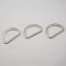 Bag Hardware Accessories D Ring Factory Price D Shape Ring Buckle Zipper D-ring For Purse Clothing