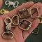 Tanai Wholesale Small Pin Buckle Metal Buckle High Quality Pet Collar Metal Hardware Bag Strap Adjustment Side Release Buckle