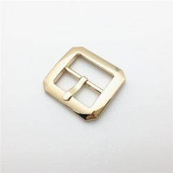 2024 Fashion Manufacturing 35mm Gold Belt Buckle Center Custom Made Square Belt Buckles