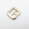2024 Fashion Manufacturing 35mm Gold Belt Buckle Center Custom Made Square Belt Buckles
