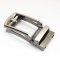 Gunmetal Ratchet Automatic Metal Belt Buckle For Genuine Leather Strap Men Belt