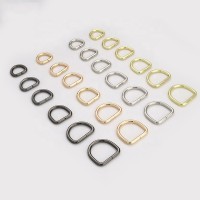 Hot Sale Metal Hardware Brass D-ring Buckle For Bag Accessories D Iron Buckle