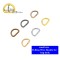 Hot Sale Metal Hardware Brass D-ring Buckle For Bag Accessories D Iron Buckle